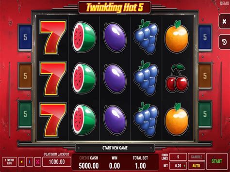 Игровой автомат Twinkling Hot 5  играть бесплатно
