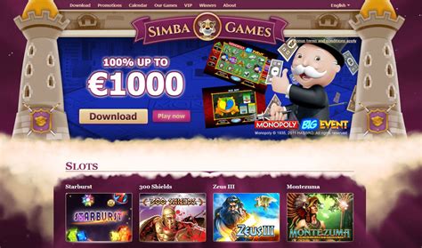 Обзор ОнлайнКазино Simba Games  Честный обзор от Casino Guru