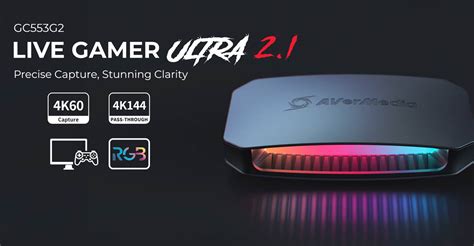 Обзор AVerMedia Live Gamer ULTRA 2.1 (GC553G2)