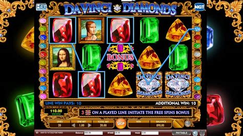 Онлайн игровой автомат Da Vinci Diamonds