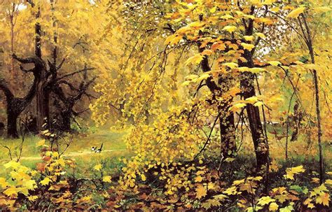 Описати картину золота осінь