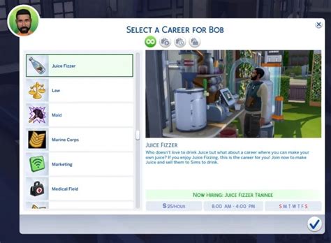 Скачать Карьера "Соковар" / Juice Fizzer Career для The Sims 4 …