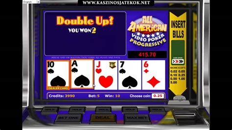 игровой аппарат американский покер