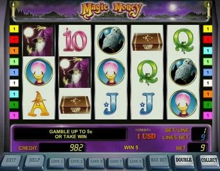 игровые автоматы магия денег
