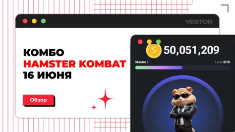 какое комбо в hamster combat 16 июня