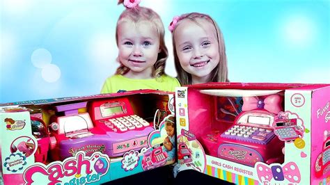 кассовый аппарат детский игровой набор для девочек