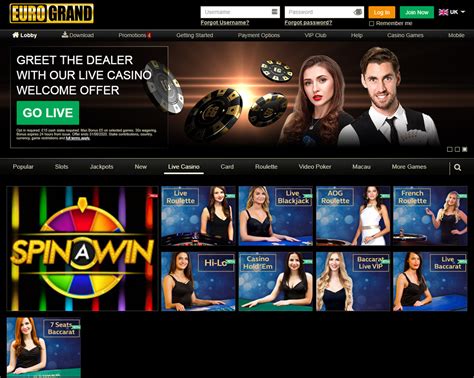 сайт казино eurogrand