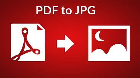 تحويل الصيغ pdf الى jpgs