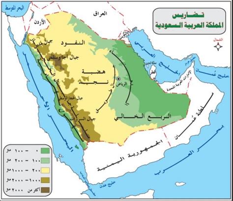 خرائط الصحراء السعودية