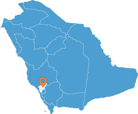 خريطة منطقة الباحة