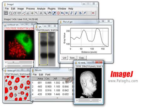 دانلود نرم افزار ImageJ 1.52v برنامه عالی آنالیز تصاویر - 이미지 j - 5L7