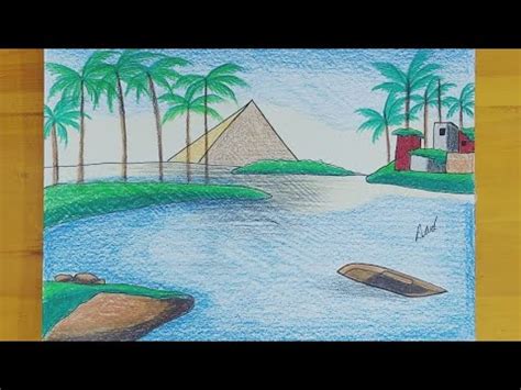 رسم نهر النيل