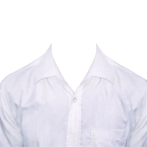 قالب قميص أبيض رسمي صور Clipart ملابس رسمية Foto Putih Polos - Foto Putih Polos