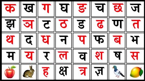 क ख ग घ वर णम ल Hindi Ga In Hindi Words - Ga In Hindi Words