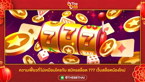 สมัครสล็อต 777: คำแนะนำฉบับสมบูรณ์จากผู้เชี่ยวชาญ