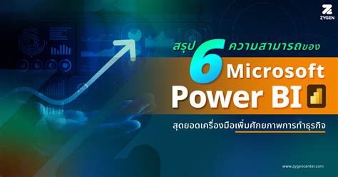 เครื่องมือและซอฟต์แวร์วิเคราะห์ธุรกิจ Microsoft Power BI