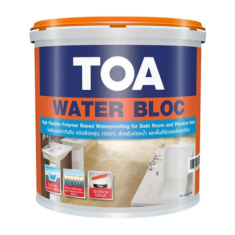 โพลิเมอร์กันซึม TOA WATER BLOC 4 กก. สีขาว