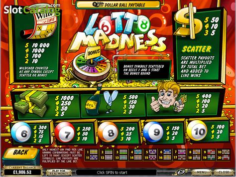ᐈ Игровой Автомат The Lotto Madness  Играть Онлайн Бесплатно Playtech™
