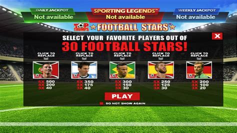 ᐈ Игровой Автомат Top Trumps Football Stars  Играть Онлайн Бесплатно Playtech