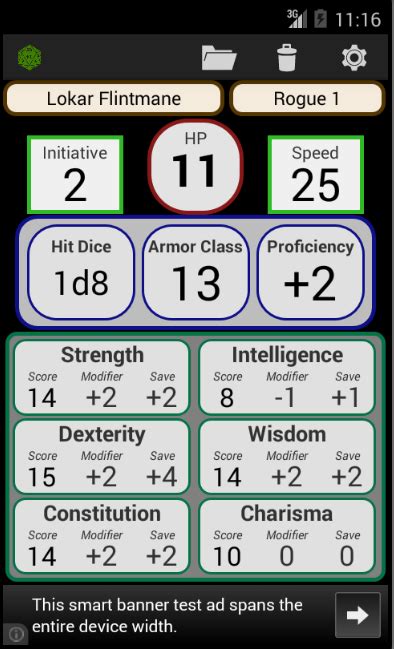 ‎Fifth Edition Character Sheet on the App Store