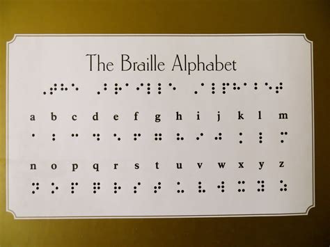 – > – - braille 뜻