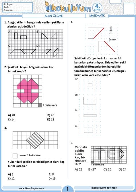–  MATEMATİK ALAN.