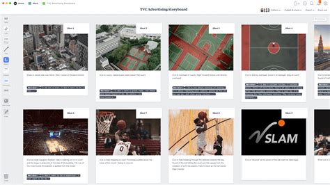 — > — - tvc storyboard template