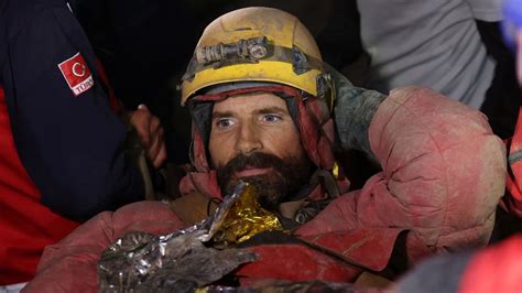 ‘Amazing to be above ground’: American rescued from cave in Turkey after being trapped for days