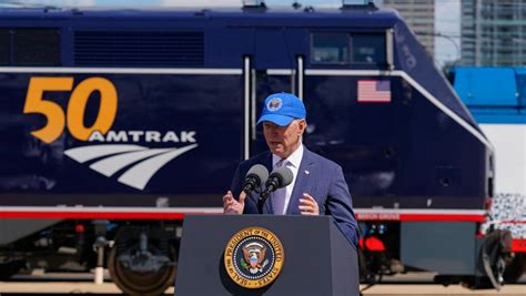 ‘Amtrak Joe’ Biden is off to Delaware to give out $16 billion for passenger rail projects