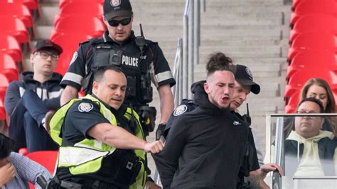 ‘Bad football’: Megaphone thrown, brawl between CF Montreal, TFC fans in stands