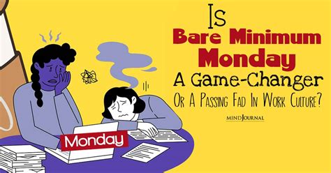 ‘Bare Minimum Monday’ tackles stress at work