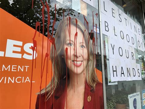 ‘Blood on your hands’: Ontario NDP leader Stiles’ Toronto office vandalized