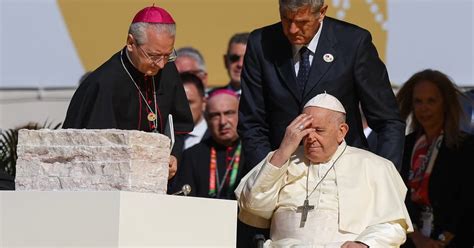 ‘Censorship’ charged after clerical abuse billboard is removed as pope arrives in Portugal