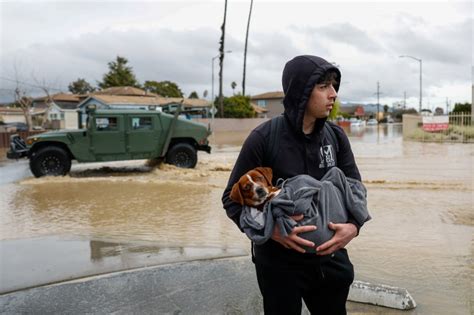 ‘Complete panic:’ Pajaro residents seek shelter as the next atmospheric river is on its way