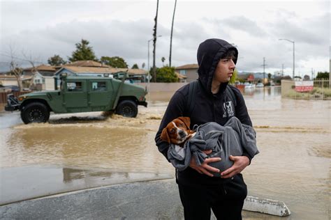 ‘Complete panic’: Pajaro residents seek shelter as the next atmospheric river is on its way