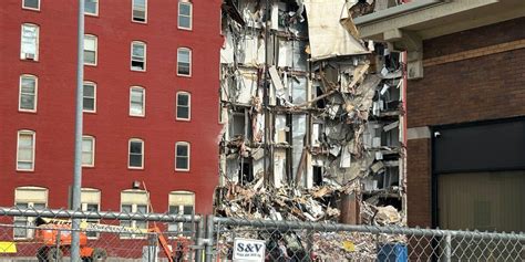 ‘Do I have regrets? … Hell yeah,’ says Davenport mayor after partial collapse of Iowa building