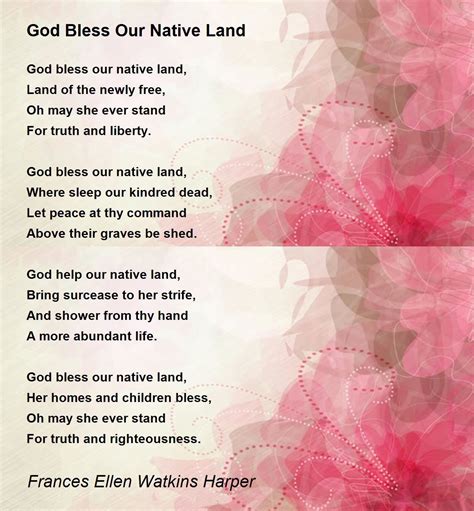 ‘FOR GODANDHOMEAND NATIVE LAND.