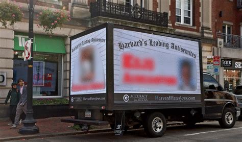 ‘Harvard’s Leading Antisemites’ truck flashes faces, names of students after explosive anti-Israel statement: ‘Everyone is fearful for their safety’