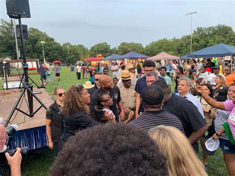 ‘Have a community that fights for each other’: Md. Gov. Moore joins residents at National Night Out event