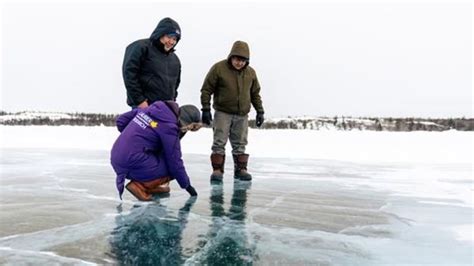 ‘It’s our highway:’ Researchers, Indigenous guardians monitor lake ice in N.W.T.