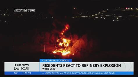 ‘It sounded like a bomb went off’: Residents react after refinery explosion in Michigan