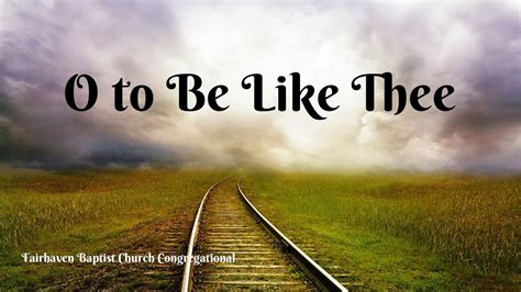 ‘O To Be Like Thee’ – Lee Duigon