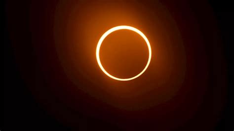 ‘Ring of fire’ eclipse moves across the Americas, bringing with it cheers and shouts of joy