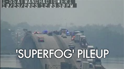 ‘Superfog’ made of fog and marsh fire smoke blamed for traffic pileups, road closures in Louisiana