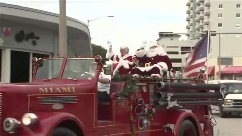 ‘The children are our future’: Santa, Mrs. Claus help Miami firefighters hand out presents ahead of Christmas