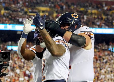 ‘The stars aligned’: DJ Moore explodes for 3 touchdowns as the Chicago Bears — at long last — end their lengthy losing streak