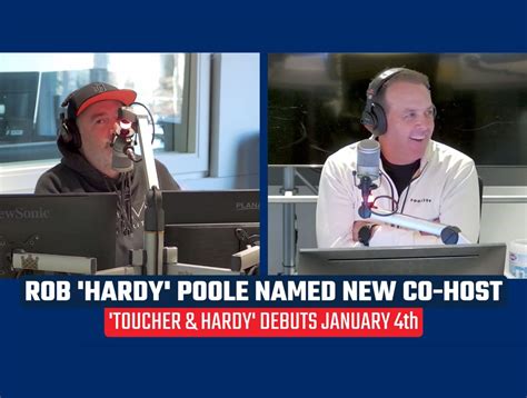 ‘Toucher and Hardy’ in the mornings: Rob ‘Hardy’ Poole named co-host of 98.5 morning show with Fred Toucher