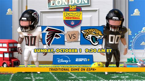 ‘Toy Story’ meets the NFL: Sunday’s Falcons-Jaguars game to feature alternate presentation for kids