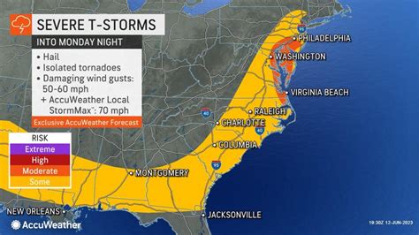 ‘Unusual for our area’: Severe storms expected to rattle DC area Monday afternoon