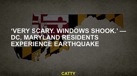 ‘Very scary. Windows shook.’ — DC, Maryland residents experience reported earthquake